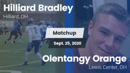 Matchup: Hilliard Bradley vs. Olentangy Orange  2020