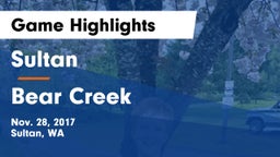 Sultan  vs Bear Creek Game Highlights - Nov. 28, 2017