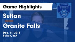Sultan  vs Granite Falls  Game Highlights - Dec. 11, 2018
