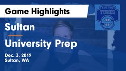 Sultan  vs University Prep Game Highlights - Dec. 3, 2019