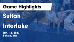 Sultan  vs Interlake  Game Highlights - Jan. 12, 2022