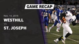 Recap: Westhill  vs. St. Joseph  2015