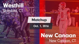 Matchup: Westhill  vs. New Canaan  2016