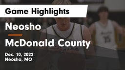 Neosho  vs McDonald County  Game Highlights - Dec. 10, 2022