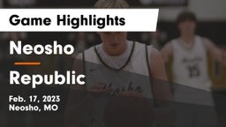 Neosho  vs Republic  Game Highlights - Feb. 17, 2023