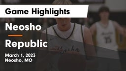 Neosho  vs Republic  Game Highlights - March 1, 2023