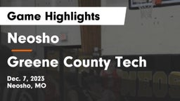 Neosho  vs Greene County Tech  Game Highlights - Dec. 7, 2023