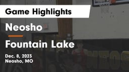 Neosho  vs Fountain Lake Game Highlights - Dec. 8, 2023