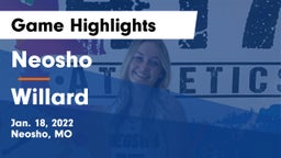 Neosho  vs Willard  Game Highlights - Jan. 18, 2022