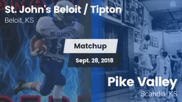 Matchup: St. John's Beloit / vs. Pike Valley  2018