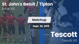 Matchup: St. John's Beloit / vs. Tescott  2019