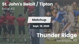 Matchup: St. John's Beloit / vs. Thunder Ridge  2020