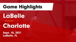 LaBelle  vs Charlotte Game Highlights - Sept. 10, 2021