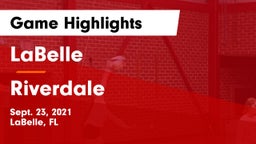 LaBelle  vs Riverdale Game Highlights - Sept. 23, 2021