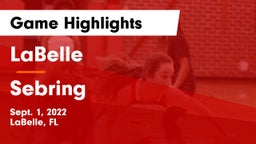 LaBelle  vs Sebring Game Highlights - Sept. 1, 2022