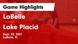 LaBelle  vs Lake Placid  Game Highlights - Sept. 20, 2022
