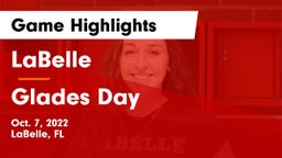 LaBelle  vs Glades Day Game Highlights - Oct. 7, 2022