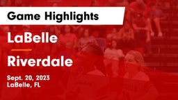 LaBelle  vs Riverdale Game Highlights - Sept. 20, 2023