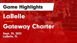 LaBelle  vs Gateway Charter Game Highlights - Sept. 25, 2023