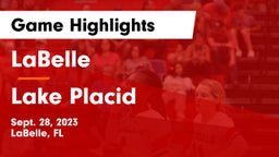 LaBelle  vs Lake Placid  Game Highlights - Sept. 28, 2023