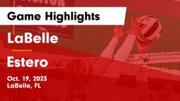 LaBelle  vs Estero Game Highlights - Oct. 19, 2023