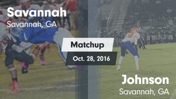 Matchup: Savannah  vs. Johnson  2016