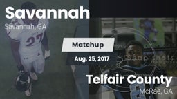 Matchup: Savannah  vs. Telfair County  2017