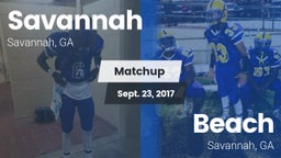 Matchup: Savannah  vs. Beach  2017