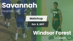 Matchup: Savannah  vs. Windsor Forest  2017