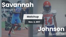 Matchup: Savannah  vs. Johnson  2017