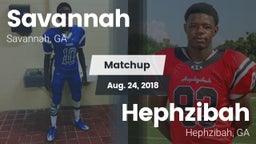 Matchup: Savannah  vs. Hephzibah  2018