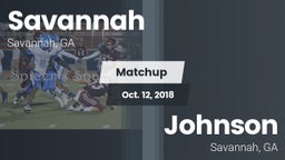 Matchup: Savannah  vs. Johnson  2018