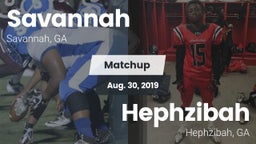 Matchup: Savannah  vs. Hephzibah  2019