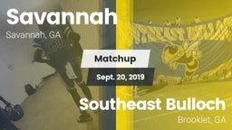 Matchup: Savannah  vs. Southeast Bulloch  2019