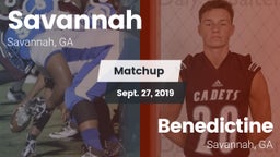 Matchup: Savannah  vs. Benedictine  2019