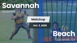 Matchup: Savannah  vs. Beach  2020