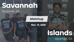 Matchup: Savannah  vs. Islands  2020