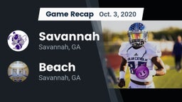 Recap: Savannah  vs. Beach  2020