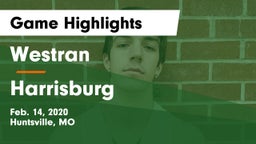 Westran  vs Harrisburg  Game Highlights - Feb. 14, 2020