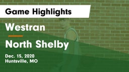 Westran  vs North Shelby  Game Highlights - Dec. 15, 2020