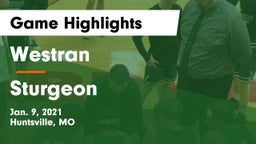 Westran  vs Sturgeon  Game Highlights - Jan. 9, 2021