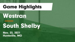 Westran  vs South Shelby  Game Highlights - Nov. 23, 2021