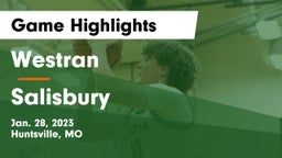 Westran  vs Salisbury  Game Highlights - Jan. 28, 2023