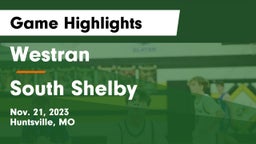 Westran  vs South Shelby  Game Highlights - Nov. 21, 2023