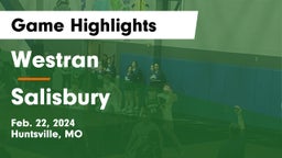Westran  vs Salisbury  Game Highlights - Feb. 22, 2024