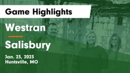 Westran  vs Salisbury  Game Highlights - Jan. 23, 2023