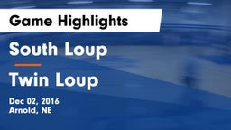 South Loup  vs Twin Loup Game Highlights - Dec 02, 2016