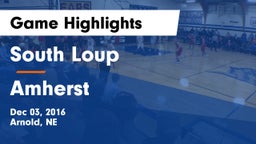 South Loup  vs Amherst  Game Highlights - Dec 03, 2016