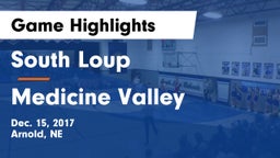 South Loup  vs Medicine Valley Game Highlights - Dec. 15, 2017