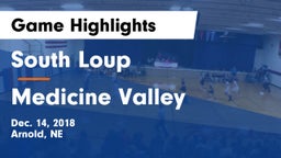 South Loup  vs Medicine Valley  Game Highlights - Dec. 14, 2018